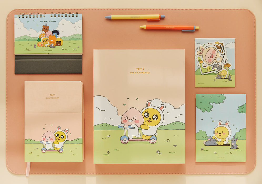 [KAKAO FRIENDS] 2023 Daily Diary Set - Ryan & Apeach OFFICIAL MD