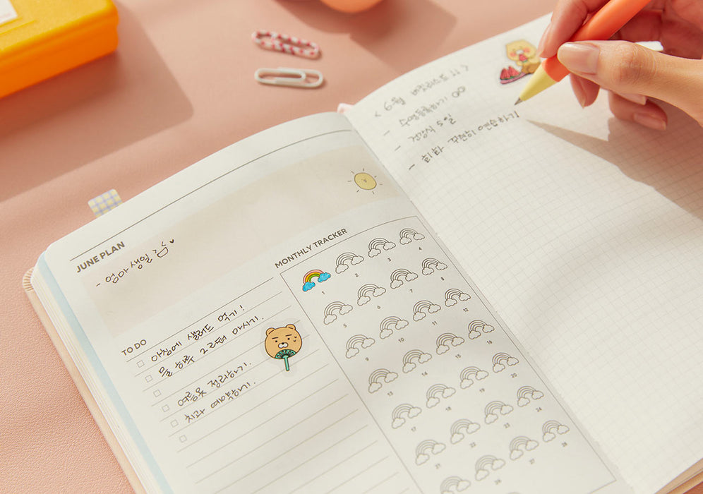 [KAKAO FRIENDS] 2023 Daily Diary - Ryan & Apeach OFFICIAL MD
