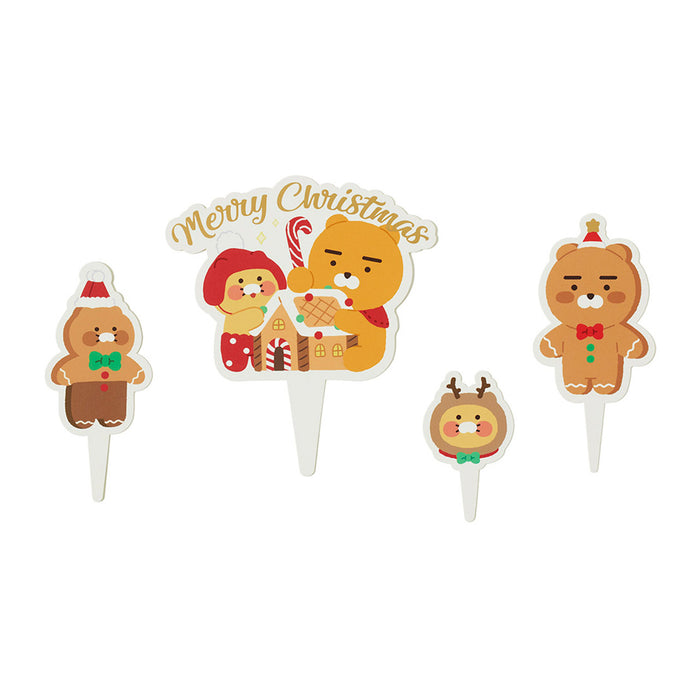 [KAKAO FRIENDS] My Christmas Cookies Cake Topper Set OFFICIAL MD