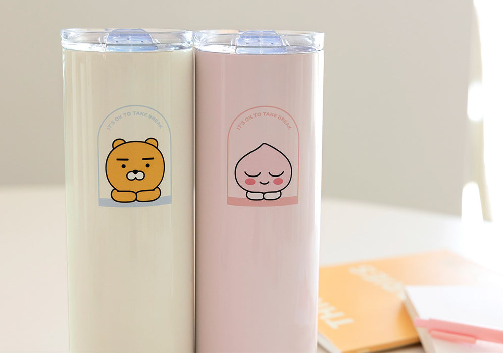 Kakao Friends Ryan/Apeach Straw Tumbler