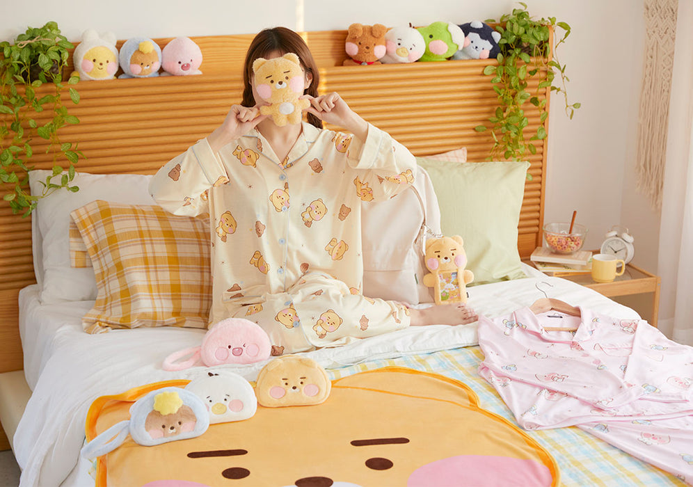 [KAKAO FRIENDS] Baby Dreaming Blush On Cheeks Pajama - Ryan & Apeach OFFICIAL MD