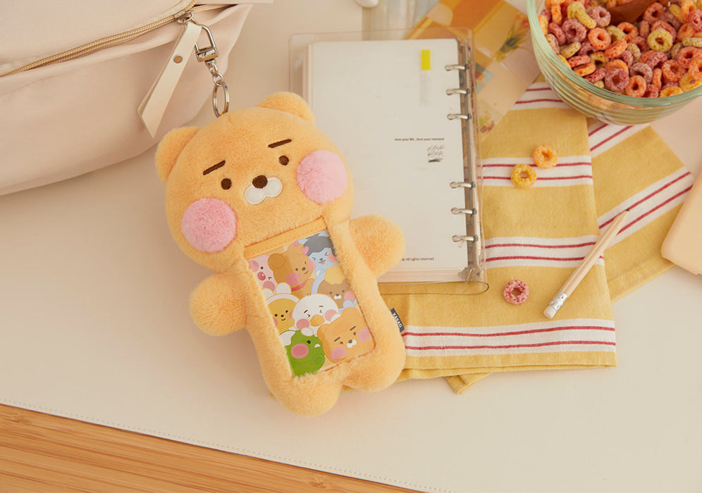 [KAKAO FRIENDS] Baby Dreaming Blush On Cheeks Photo Holder Keyring OFFICIAL MD