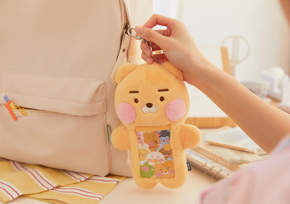 [KAKAO FRIENDS] Baby Dreaming Blush On Cheeks Photo Holder Keyring OFFICIAL MD