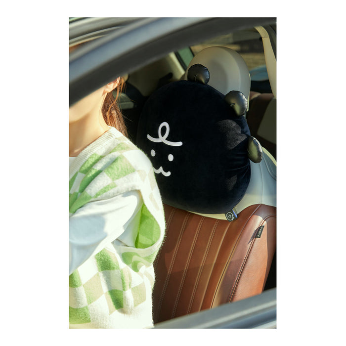 [KAKAO FRIENDS] Black Jordy Car Back Cushion OFFICIAL MD
