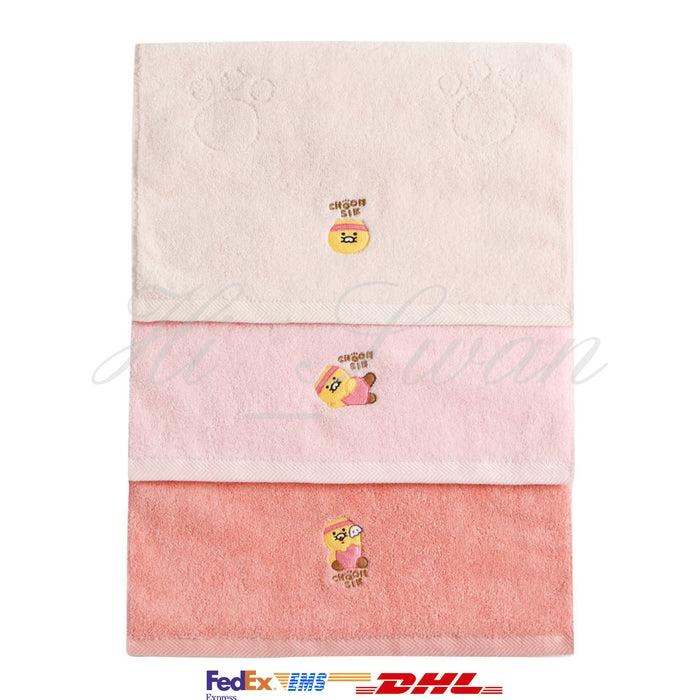 [KAKAO FRIENDS] COMASA Towel Set 3P - Choonsik Diary ver. OFFICIAL MD