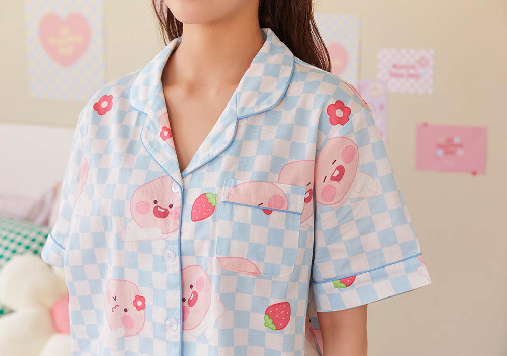 [KAKAO FRIENDS] Oh Hapeach Day! Apeach Pajama for women OFFICIAL MD
