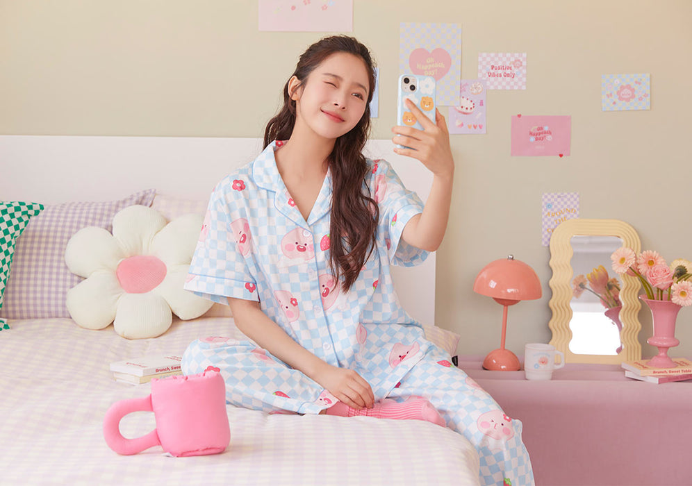[KAKAO FRIENDS] Oh Hapeach Day! Apeach Pajama for women OFFICIAL MD