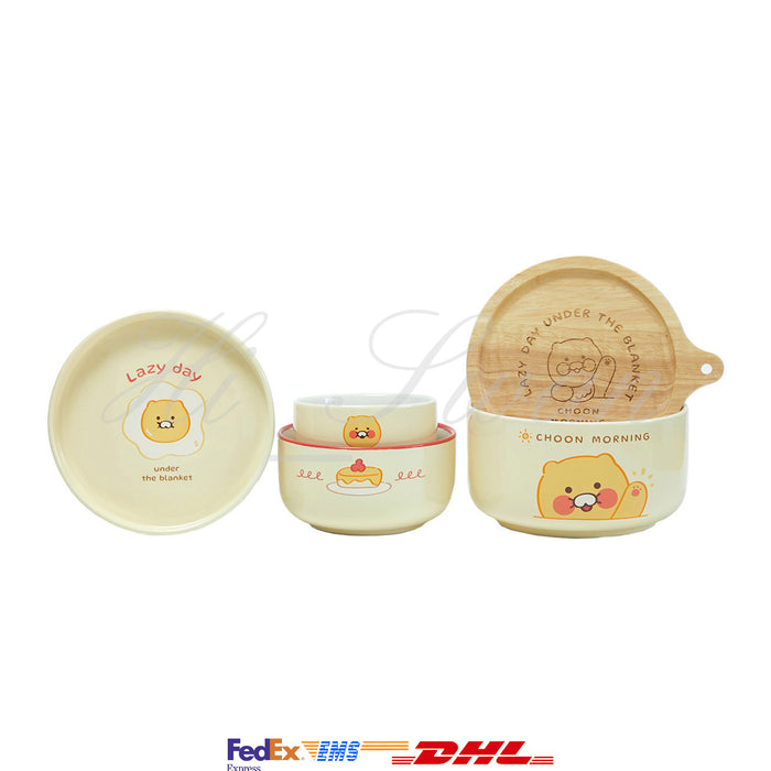[KAKAO FRIENDS] Choon Morning Tableware 5P Set OFFICIAL MD