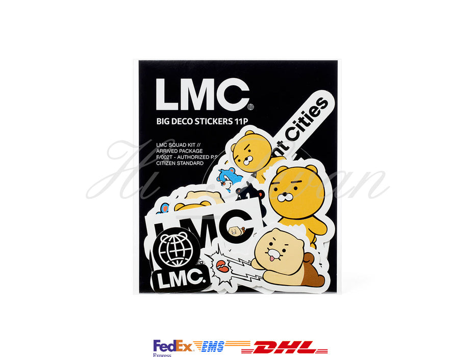 [KAKAO FRIENDS] LMC X KAKAO FRIENDS Big Deco Stickers 11P OFFICIAL MD