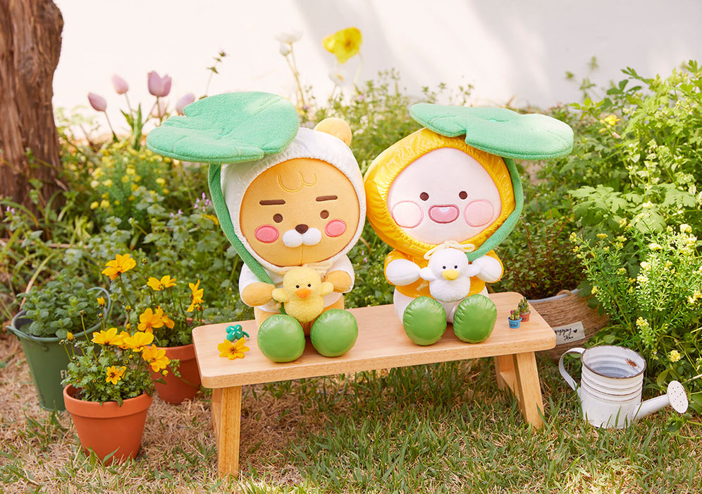 [KAKAO FRIENDS] Rainy Garden Plush Doll - Ryan & Apeach OFFICIAL MD
