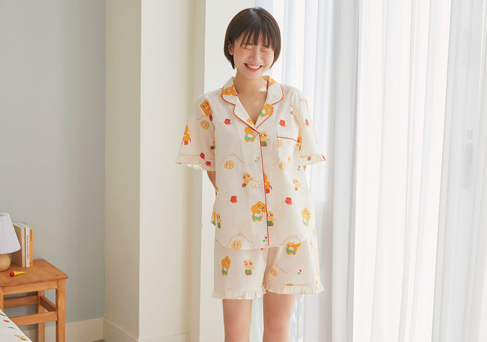[KAKAO FRIENDS] Sand Playing Cooling Pajama OFFICIAL MD