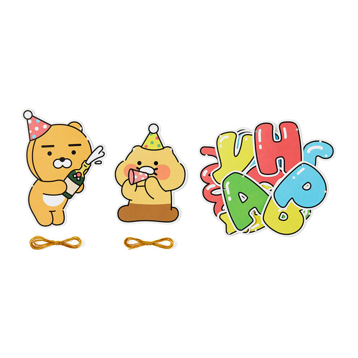 [KAKAO FRIENDS] Choonsik & Ryan Bling Party HBD Garland OFFICIAL MD