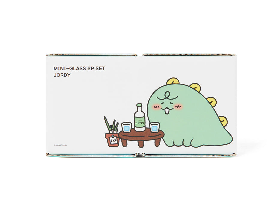 [KAKAO FRIENDS] Jordy Mini Soju Glass 2P Set OFFICIAL MD