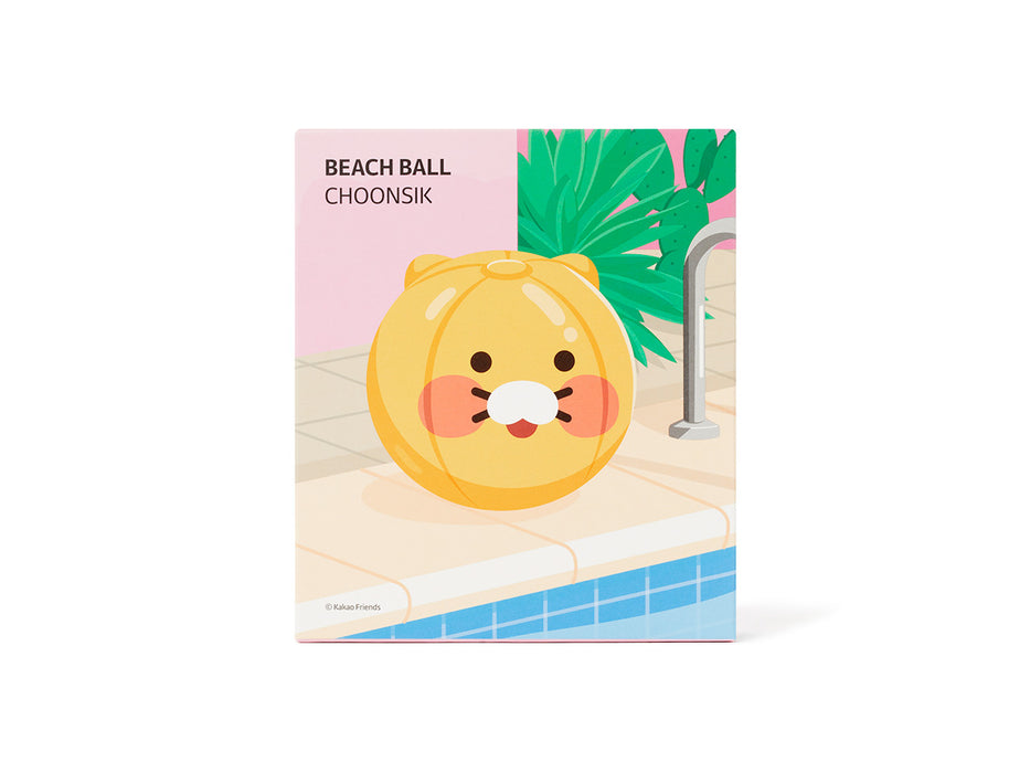 [KAKAO FRIENDS] Choonsik Face Beach Ball OFFICIAL MD