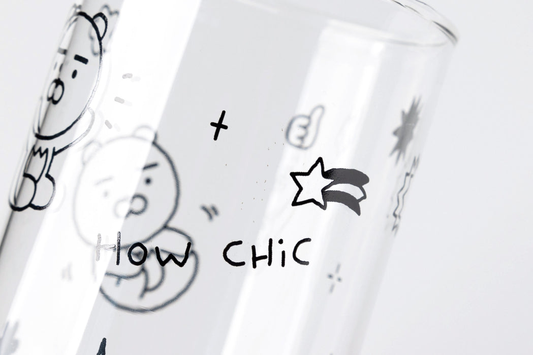 KAKAO FRIENDS] SODA CITY Cherry Figure Glass Cup Set OFFICIAL MD