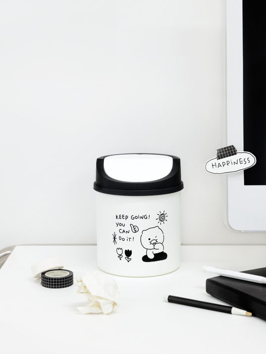 [KAKAO FRIENDS] DOODLE DOODLE Choonsik Mini Trash Can OFFICIAL MD