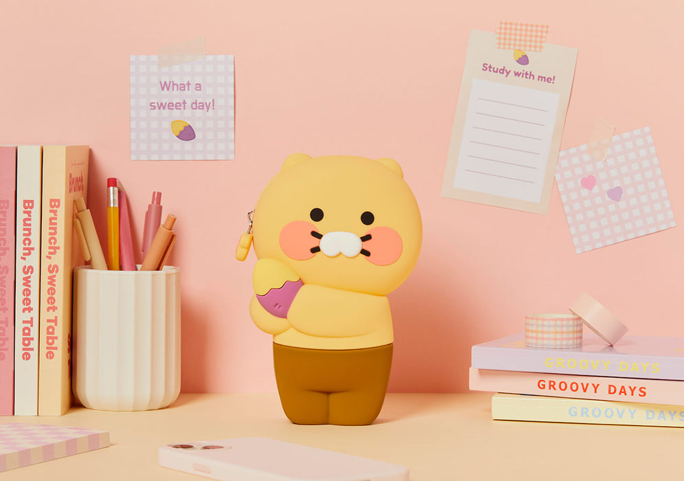 Kakao Friends Silicone Pencil Case Sweet Potato Choonsik Official Hiswan 9617