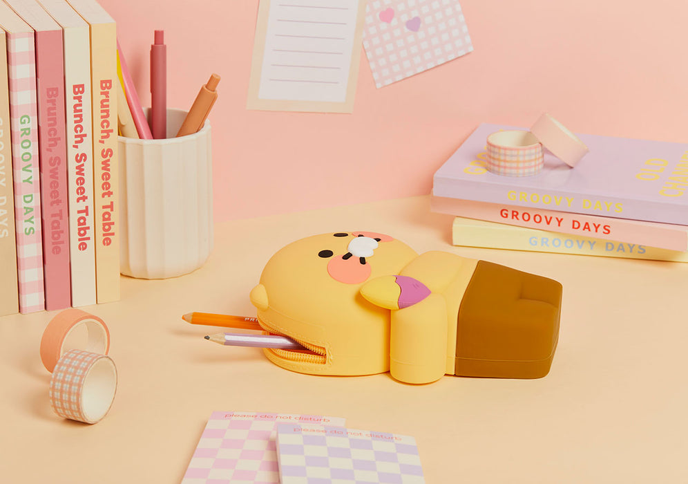 KAKAO FRIENDS] - Choonsik Silicone Pencil Case OFFICIAL MD – HISWAN