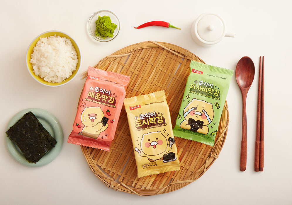 [KAKAO FRIENDS] X KWANG CHEON KIM Choonsik Seasoned Seaweed OFFICIAL MD