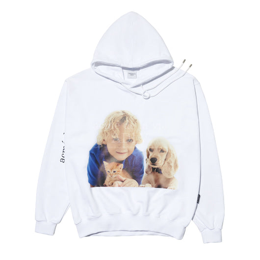 [HYUNA] - HyunA X Dawn ADLV BABY FACE HOODIE WHITE PUPPY AND BOY OFFICIAL MD