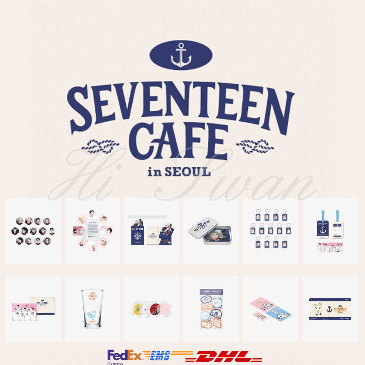 SEVENTEEN] SEVENTEEN CAFE in SEOUL OFFICIAL MD – HISWAN