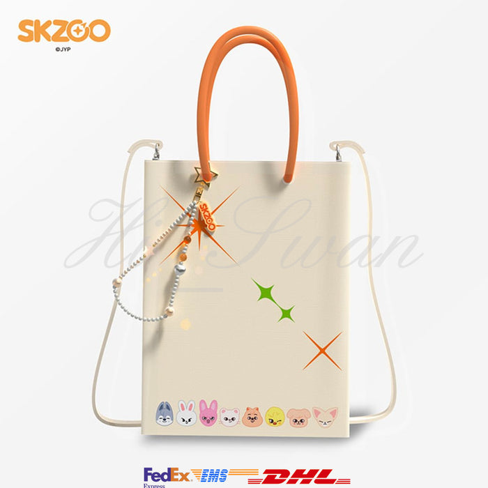 [STRAY KIDS] X SLBS SKZOO NFC Pouch with Beads Strap + SPECIAL GIFT OFFICIAL MD