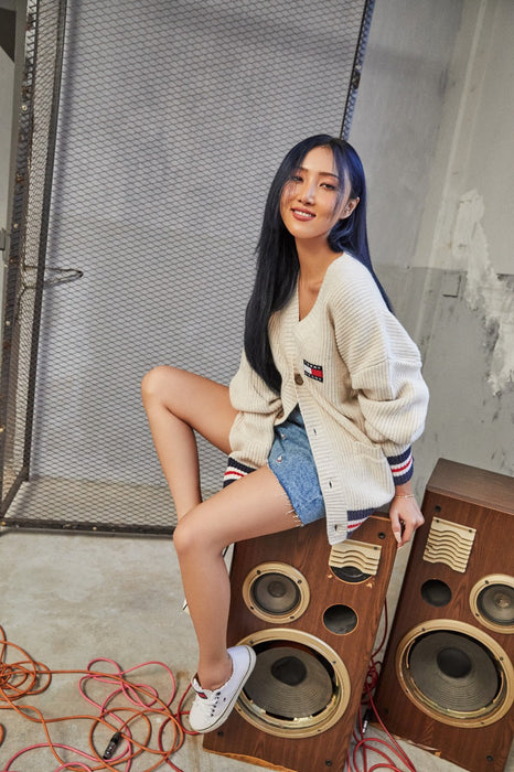 [MAMAMOO]- HWASA X TOMMY SHOES Low Cut Tommy Jeans Sneakers T52B6ARS01CJT1100