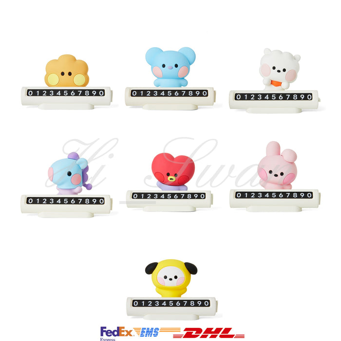 [BT21] - BT21 Minini CAR FIGURE NUMBER SIGN OFFICIAL MD