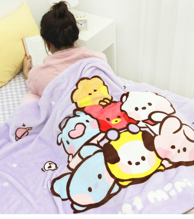 [BT21] - BT21 minini FLANNEL BLANKET OFFICIAL MD