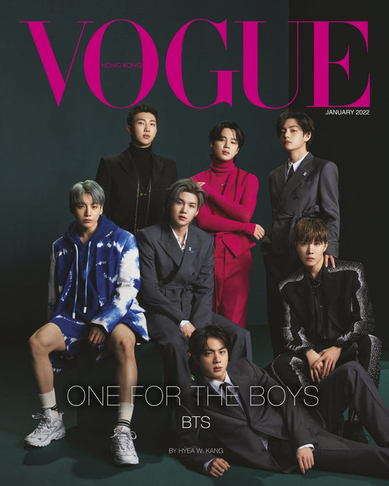 [BTS] - Type A VOGUE HONG KONG Vogue Hong Kong Monthly January 2022 BTS COVER