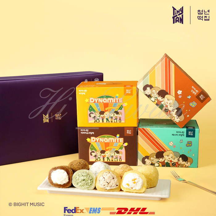 [BTS] - BTS TINYTAN Ricecake Gift Set 4 Flavor OFFICIAL MD