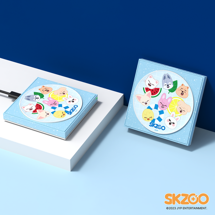 [STRAY KIDS] SKZOO Wireless Charger BLUE OFFICIAL MD
