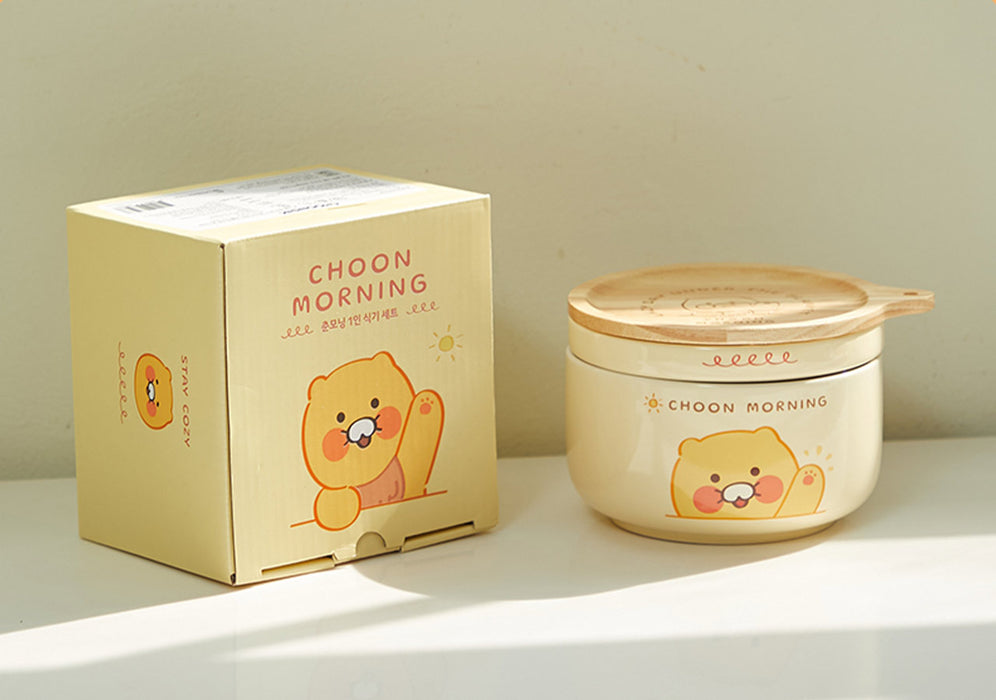 [KAKAO FRIENDS] Choon Morning Tableware 5P Set OFFICIAL MD