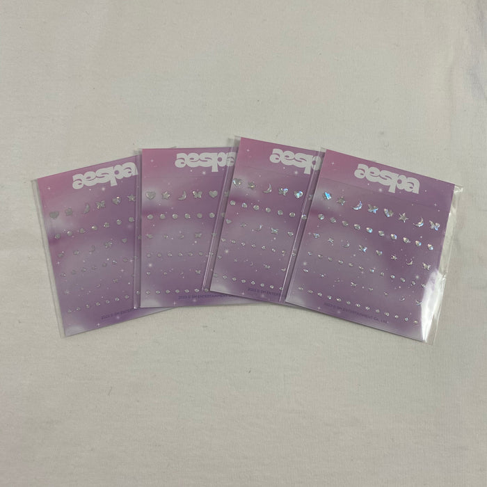 aespa Come to MY illusion POP-UP OFFICIAL MD POINT STICKER SET + PHOTOCARD  NEW