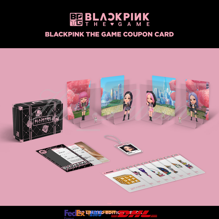 [BLACKPINK] BLACKPINK THE GAME COUPON CARD OFFICIAL MD