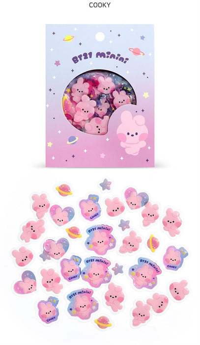 [BT21] Minini Flake Sticker Pack OFFICIAL MD