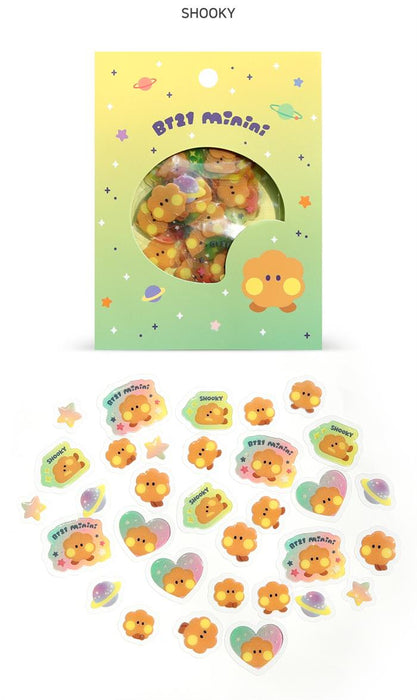 [BT21] Minini Flake Sticker Pack OFFICIAL MD