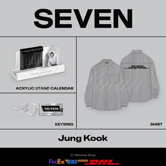 [BTS] JungKook Solo Digital Single Seven OFFICIAL MD