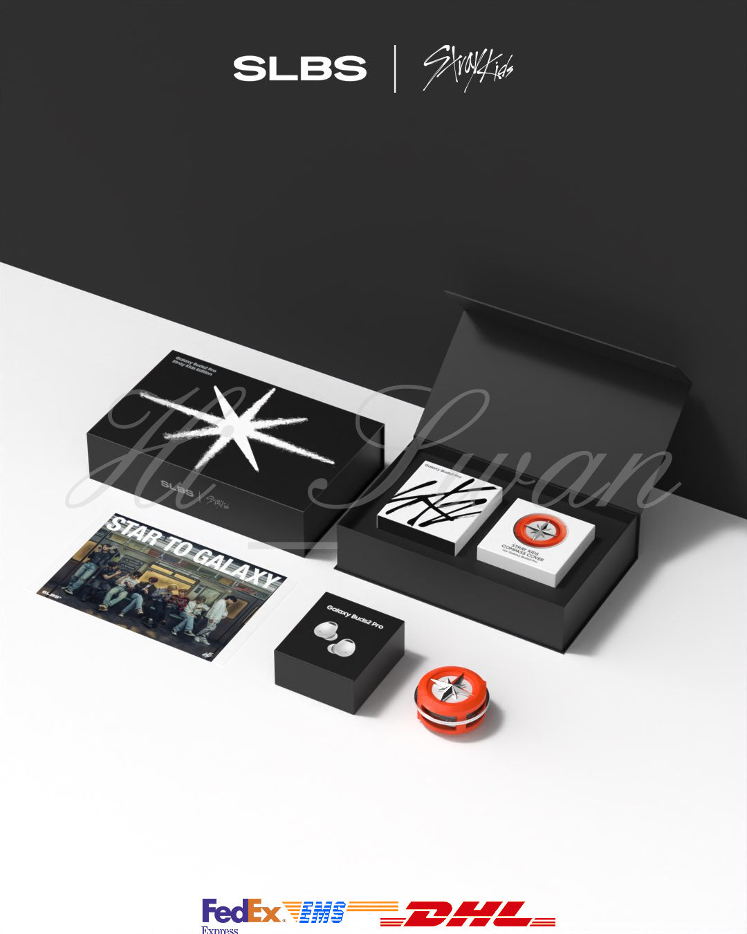GalaxyBuds2Pro StrayKids Editionイヤホンケース STRAY KIDS] Galaxy Buds2 Pro Stray Kids Edition OFFICIAL MD – HISWAN