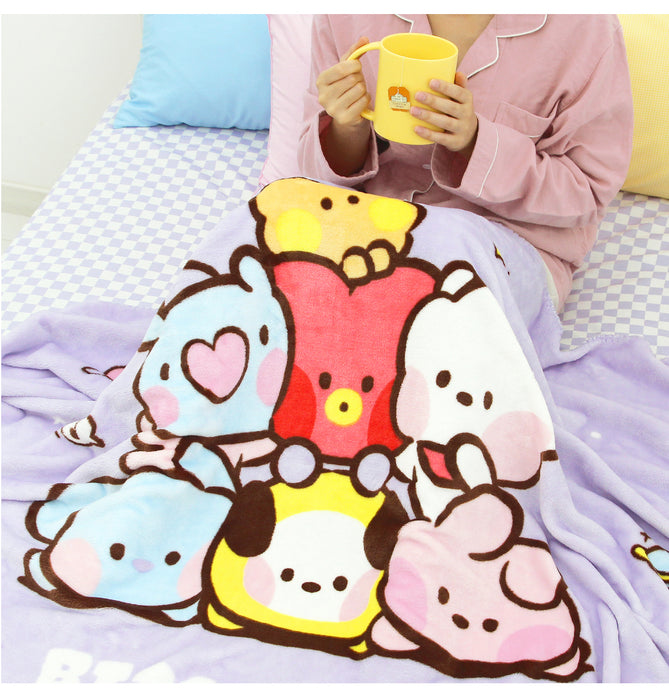 [BT21] - BT21 minini FLANNEL BLANKET OFFICIAL MD