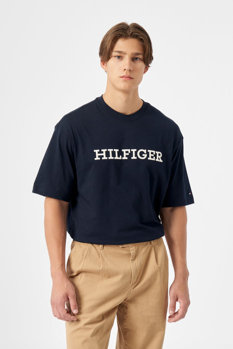 [STRAY KIDS]  X TOMMY HILFIGER Monotype Embro Graphic T-Shirt T12D6TPO370MT1DW5