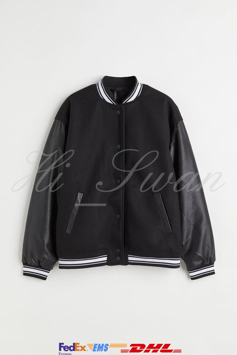 [BLACKPINK] H&M BLACKPINK MERCH Baseball Jacket 1082510001