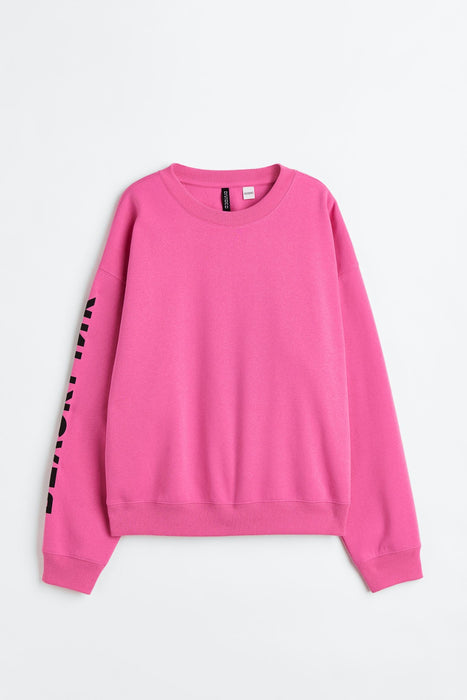 BLACKPINK] H&M BLACKPINK MERCH Printed Sweatshirt 1121646001 – HISWAN