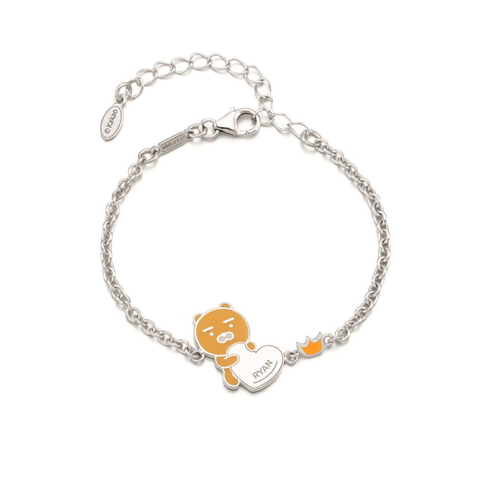 [KAKAO FRIENDS] - Kakao Friends X MINI GOLD Heart Kids Bracelet 15CM OFFICIAL MD