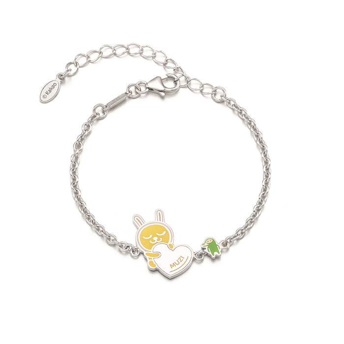 [KAKAO FRIENDS] - Kakao Friends X MINI GOLD Heart Kids Bracelet 15CM OFFICIAL MD