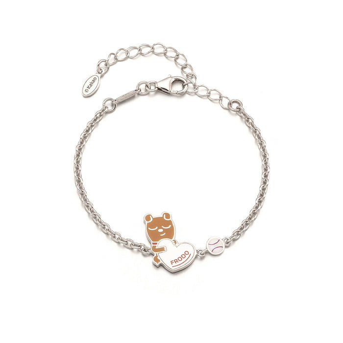 [KAKAO FRIENDS] - Kakao Friends X MINI GOLD Heart Kids Bracelet 15CM OFFICIAL MD