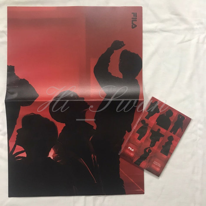 [BTS] - BTS X FILA Photo Book Set Bromide + Phost Card Gift Official Goods