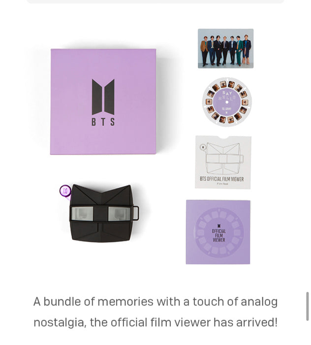 [BTS] - BTS OFFICIAL FILM VIEWER DEVICE KTIT OFFICIAL MD