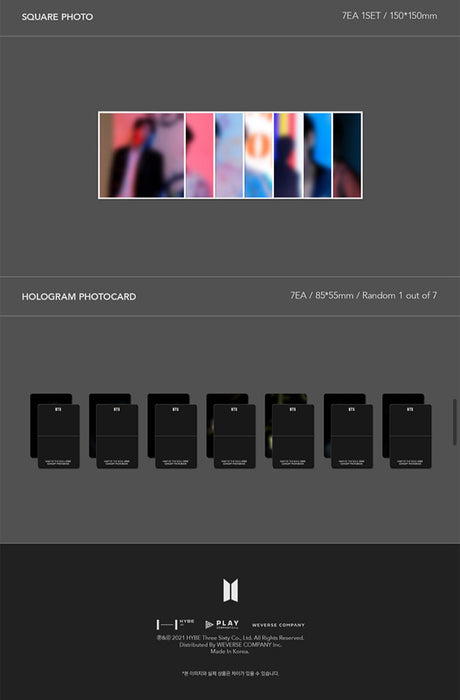 [BTS]-  BTS MAP OF THE SOUL ON:E CONCEPT PHOTOBOOK SPECIAL SET  SECOND RELEASE