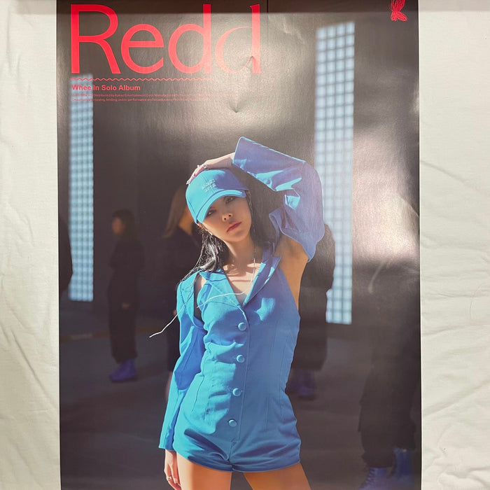 [MAMAMOO] - WHEE IN 1st Mini Album Redd Poster Set Official MD